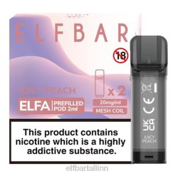 ELFBAR ELFA eeltäidetud kaun (2 pakki) mahlane virsik VBVT125 - Elf Bar Vape Near Me