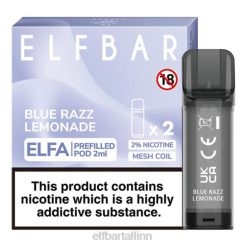 ELFBAR ELFA eeltäidetud kaun (2 pakki) sinine razzi limonaad VBVT119 - Elf Bar Flavors List