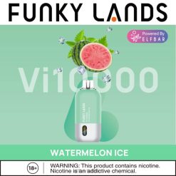 ELFBAR Funky Lands Vi10000 ühekordne vape arbuusi jää VBVT396 - Elf Bar Flavors