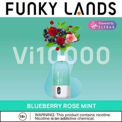 ELFBAR Funky Lands Vi10000 ühekordne vape mustika roosi piparmünt VBVT391 - Elf Bar Flavors List