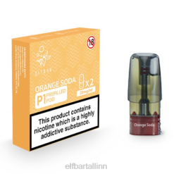 ELFBAR Mate 500 P1 eeltäidetud kaunad (2 pakki) apelsini sooda VBVT155 - Elf Bar Nicotine