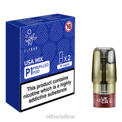ELFBAR Mate 500 P1 eeltäidetud kaunad (2 pakki) usa segu VBVT166 - Elf Bar Vape Price
