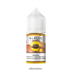 Elf Bar Vape Flavors - ELFBAR ELFLIQ NIC SOL 30ML Kuuba tubakas 04ZDVX16