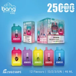 Bang King 25000 Puffs Ühekordne Veip 650mAh 46ml